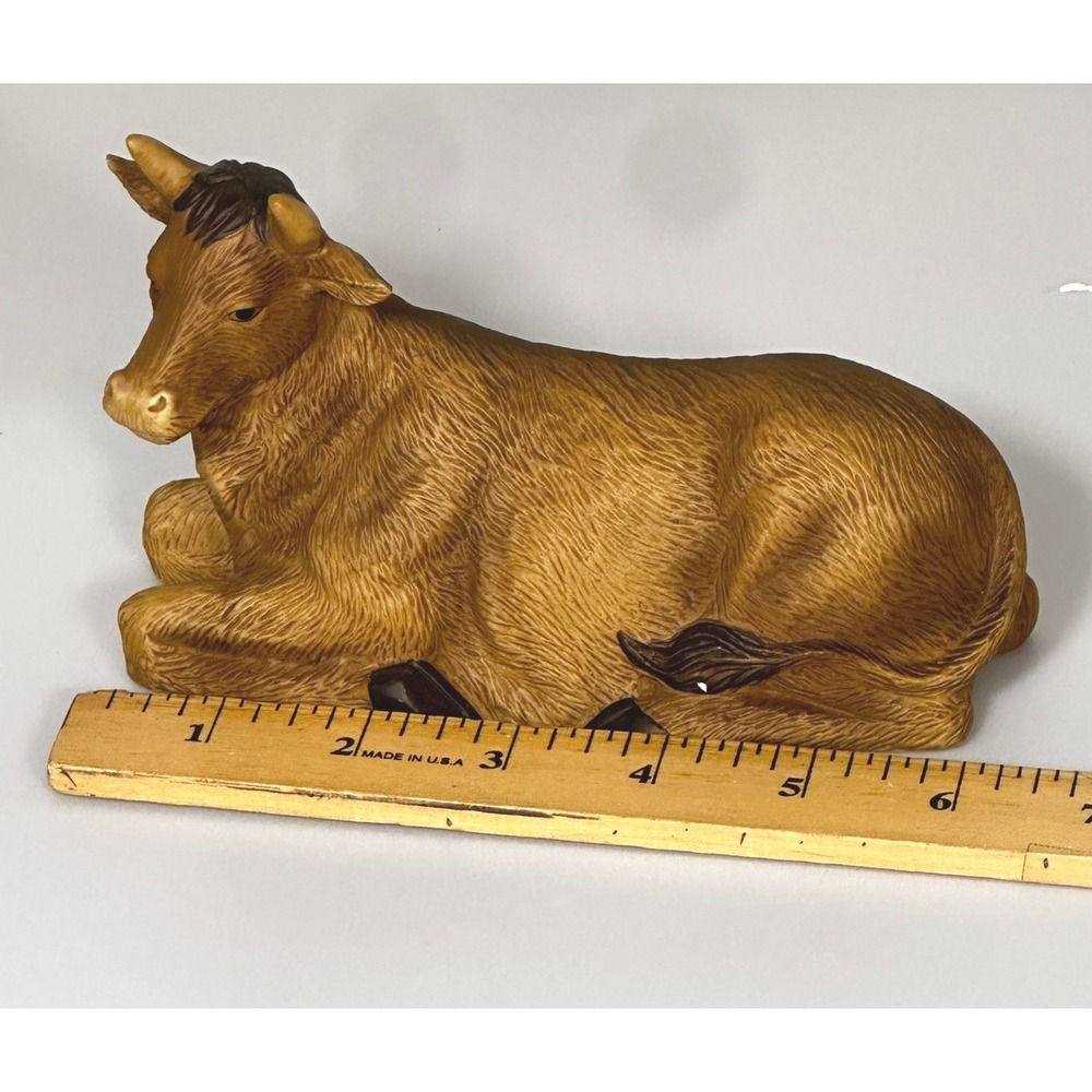 Kirkland 13 piece‎ Nativity Set #75177 2002 Hand Painted Porcelain Cow